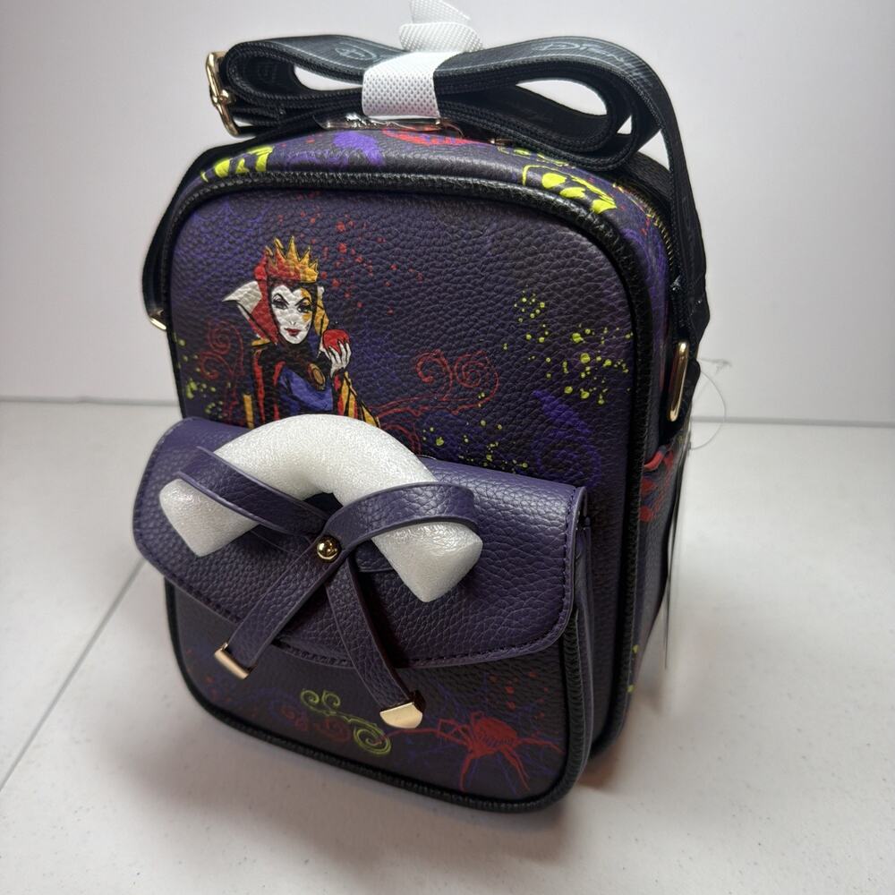 WONDAPOP Disney Villains Evil Queen Luxe 8" Crossbody Bag - Multicolor - New